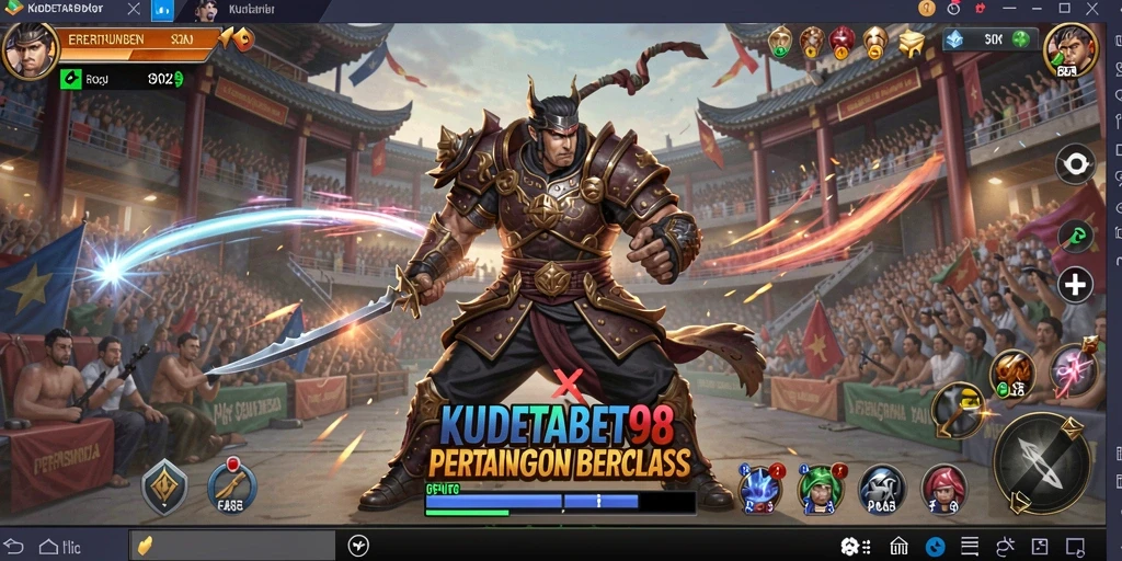 Tampilan seru gameplay Fighting di KUDETABET98.