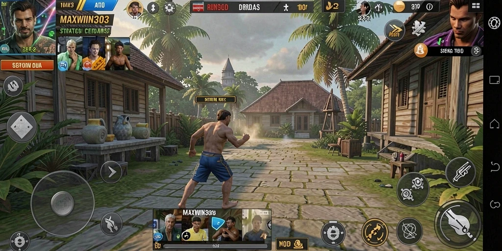 Gameplay seru MAXWIN303 dalam aksi strategi.