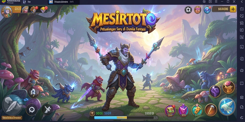 Tampilan gameplay MESIRTOTO yang penuh dengan petualangan dan tantangan.