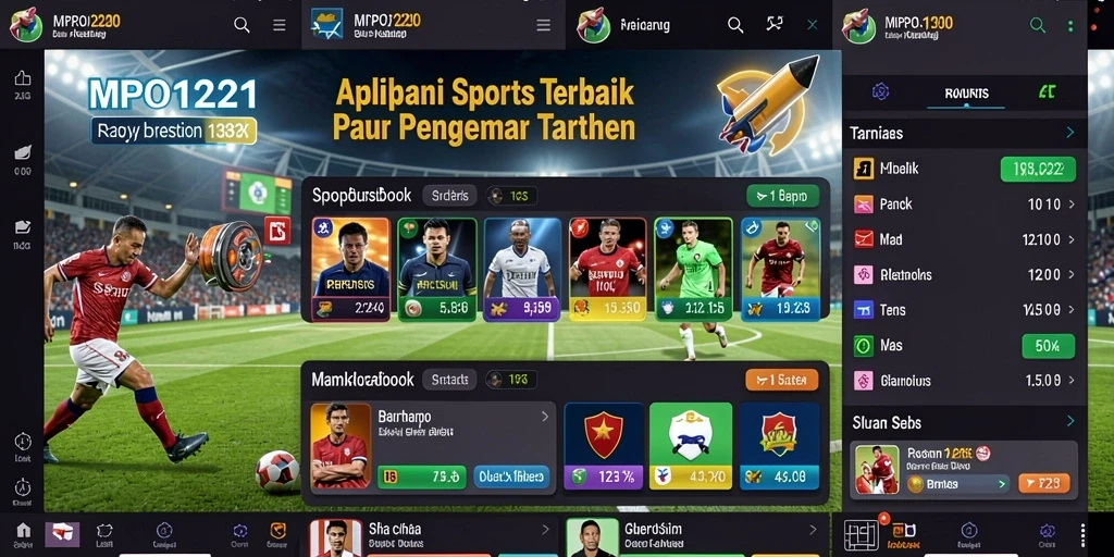 Tampilan gameplay sportsbook MPO1221 yang menarik dan interaktif.