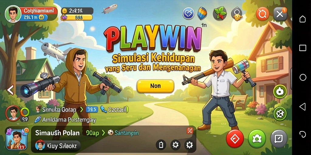 Gameplay menarik di dunia simulasi PLAYWIN.