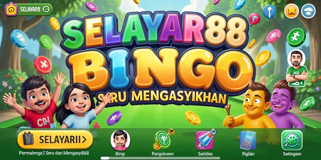 Tampilan permainan Bingo yang seru di SELAYAR88.