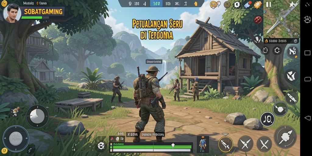 Tampilan gameplay SOBATGAMING yang menakjubkan di dunia terbuka.
