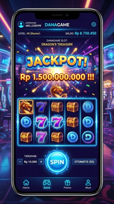 Proses pengunduhan aplikasi yang cepat di danagame.